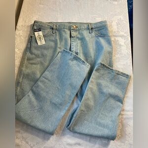 Vintage Wrangler Jeans Mens Size 40x32 Gold Buckle 13MWZ USA Made NEW With Tags